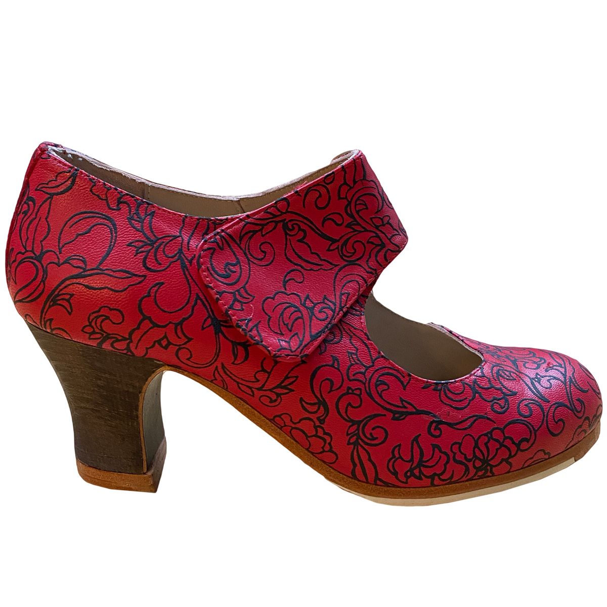 Flamenco Shoe VELCRO CLAVEL