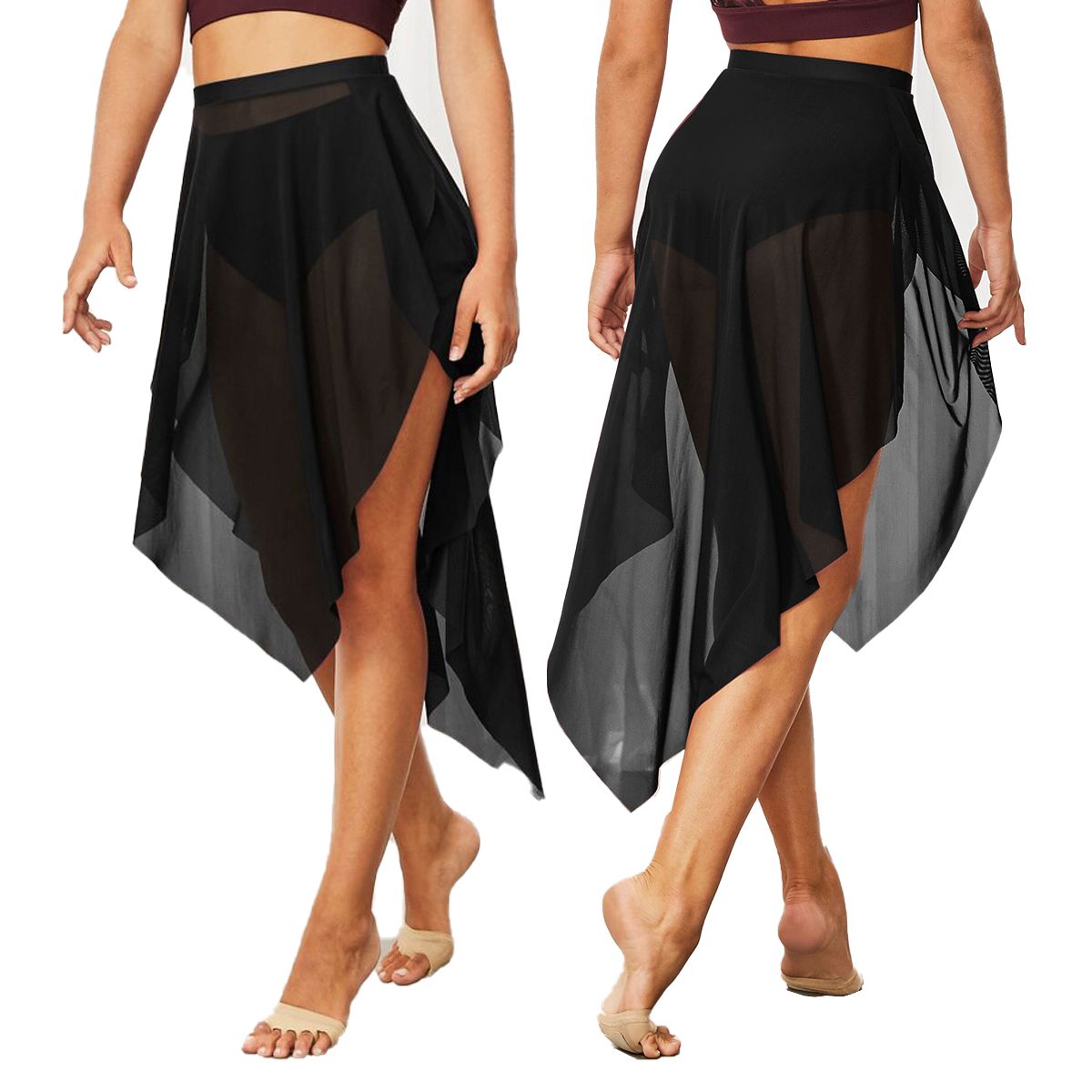 Mesh Pull-On Skirt MIREYA