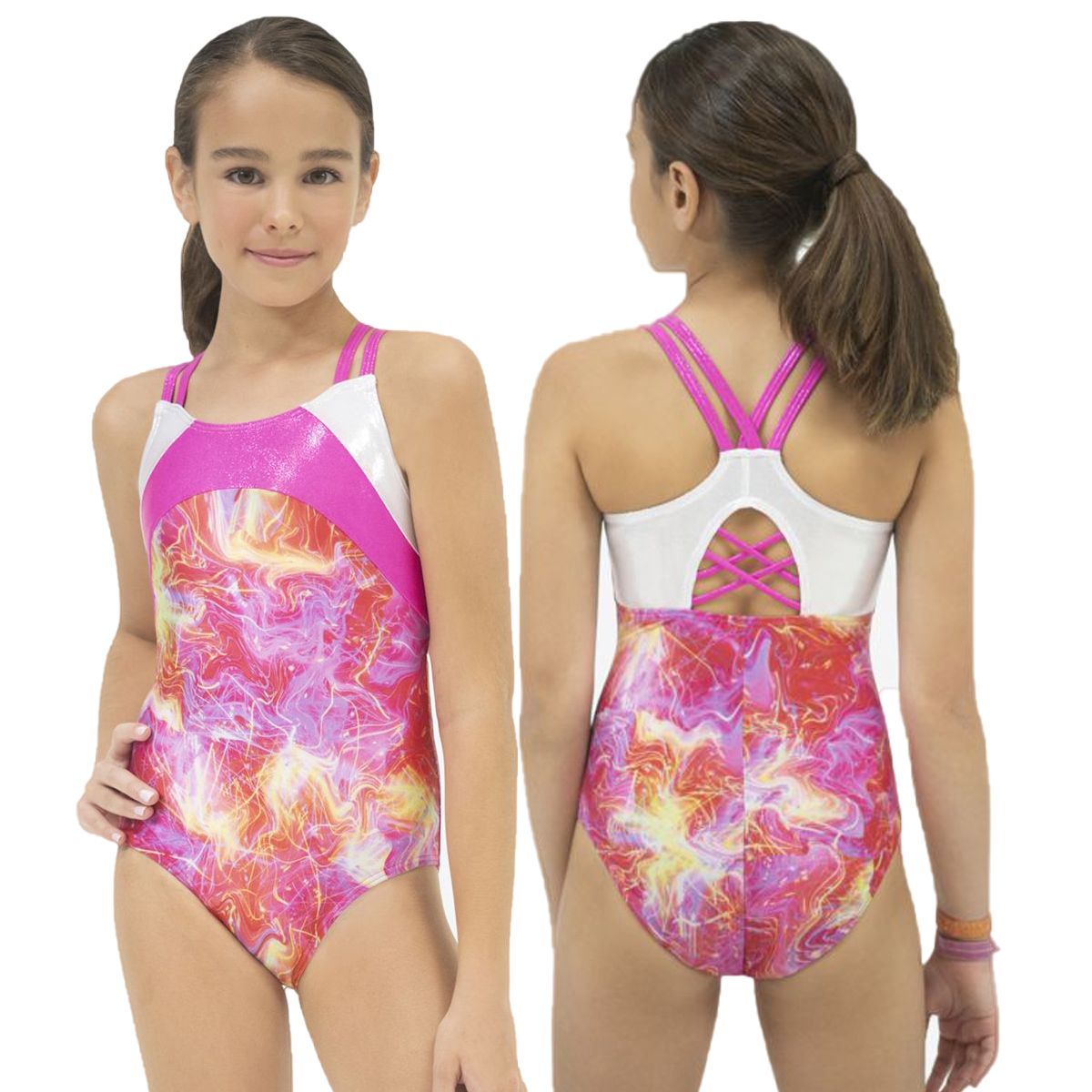 Girls Gymnastik Camisole Leo